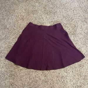 Torrid Plum Purple Skater Skirt Size 3 Stretch Flowy Mini